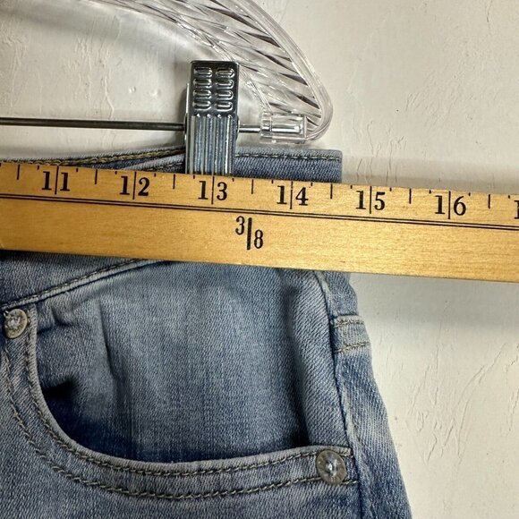 We the Free Extreme Flared Bell Button Fly Jeans Womens 30 Light Wash - Picture 10 of 15